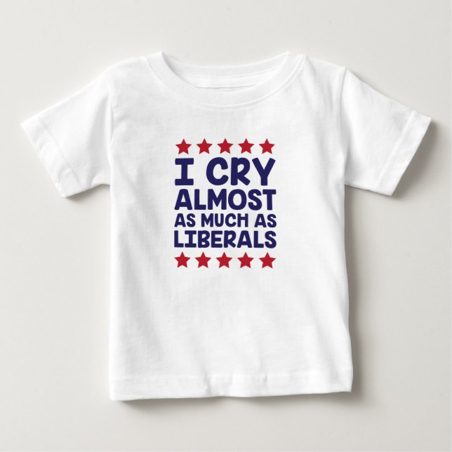 Camiseta De Bebé Liberales gritadores (Anverso)