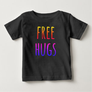 Camiseta De Bebé Libere el mono orgánico del bebé de los abrazos