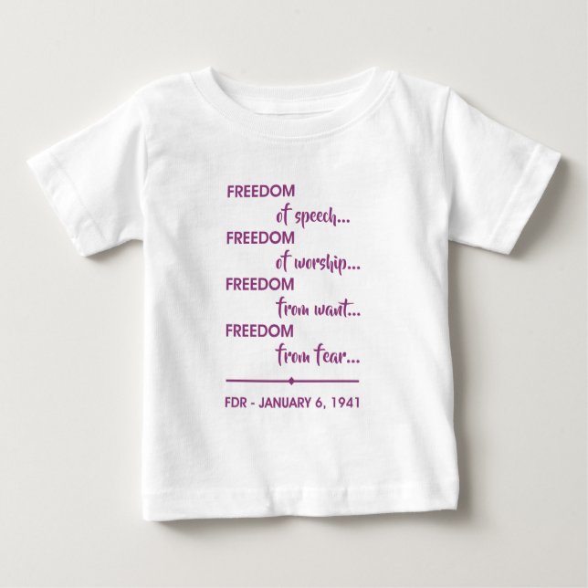 CAMISETA DE BEBÉ LIBERTAD... (Anverso)