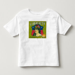 Camiseta De Bebé Libertad LabelEscondido anaranjado, CA