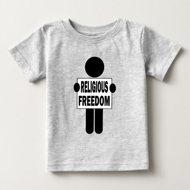 Camiseta De Bebé Libertad religiosa (Anverso)