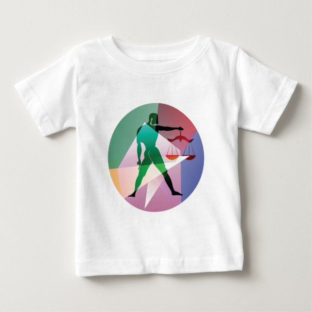Camiseta De Bebé libra abstracta (Anverso)
