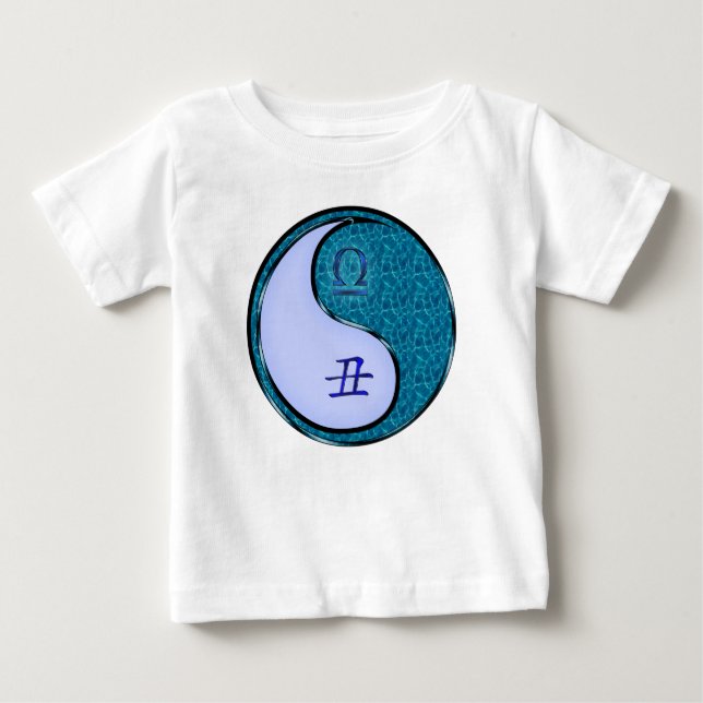 Camiseta De Bebé Libra & Buey de Agua (Anverso)
