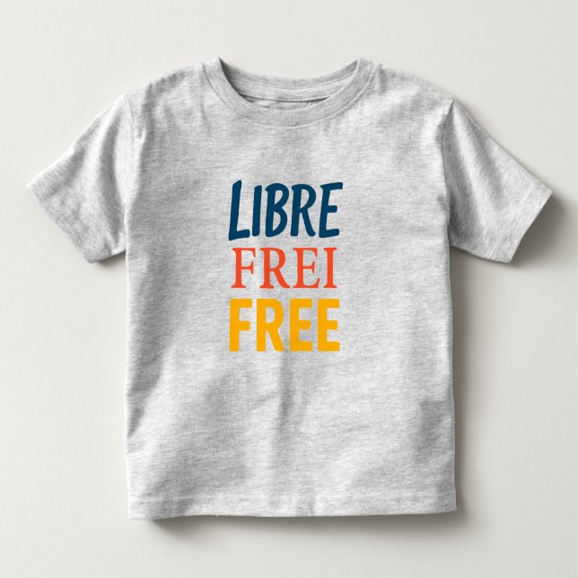 Camiseta De Bebé Libre (Anverso)