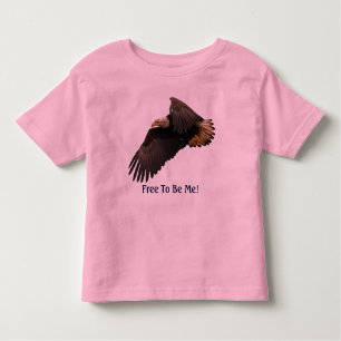 Camiseta De Bebé LIBRE DE SER MÍ Volando Camisas para niños de águi