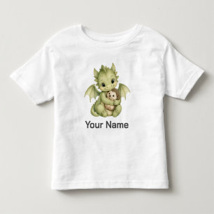 Camiseta De Bebé Libro de cuentos personalizado Dragón bebé erizo n