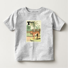 Camiseta De Bebé Libro de historias del tigre ilustrado