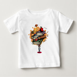Camiseta De Bebé Libro Smart