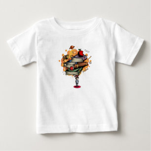 Camiseta De Bebé Libro Smart