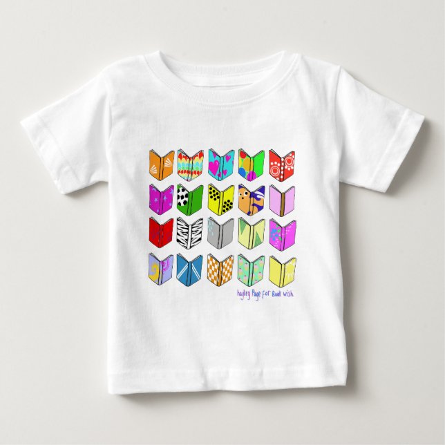 Camiseta De Bebé ¡Libros! (Anverso)
