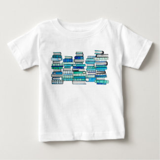 Camiseta De Bebé Libros Azules Vestido Bebé