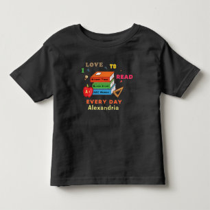 Camiseta De Bebé Libros divertidos que me encanta leer a un niño
