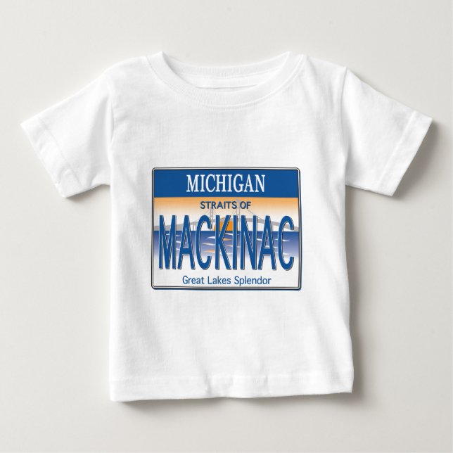 Camiseta De Bebé Licencia Mackinac (Anverso)