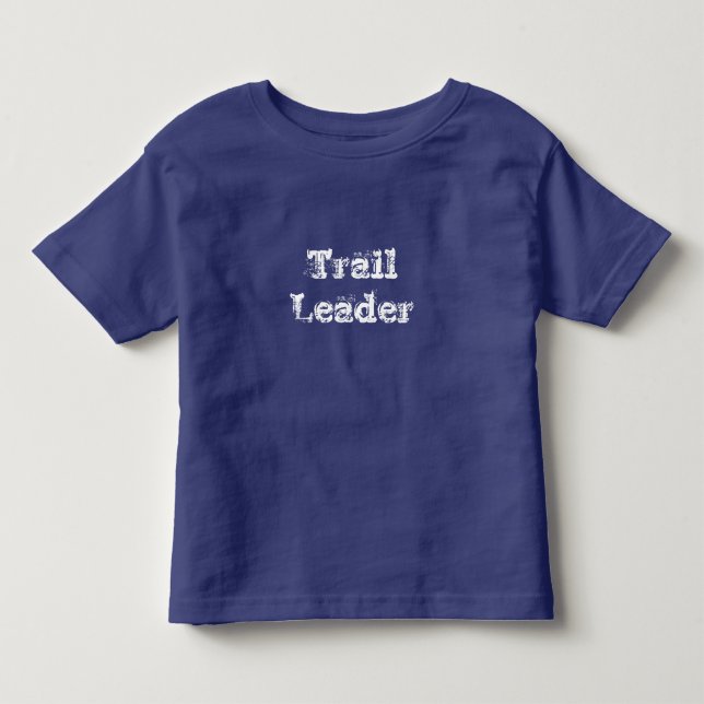 Camiseta De Bebé Líder del rastro del niño (Anverso)