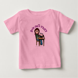 Camiseta De Bebé Light Computer Girl