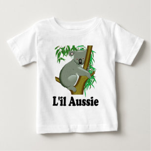 Camiseta De Bebé L'il Aussie. Koala australiana linda