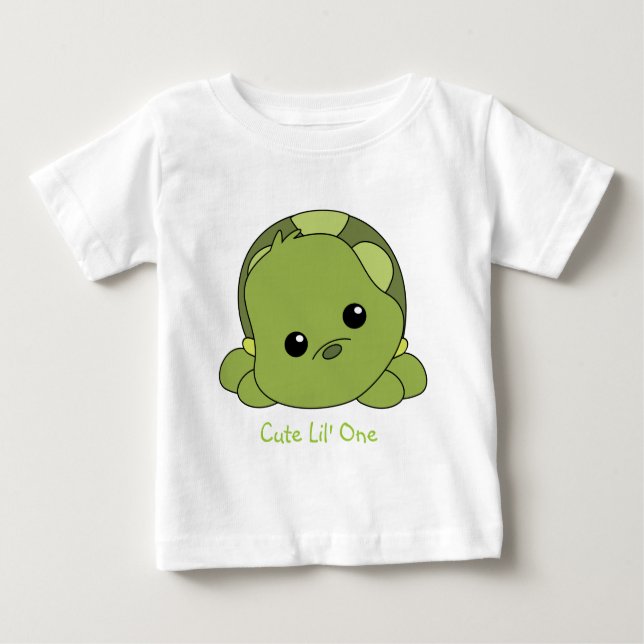 Camiseta De Bebé Lil Baby Turtle (Anverso)