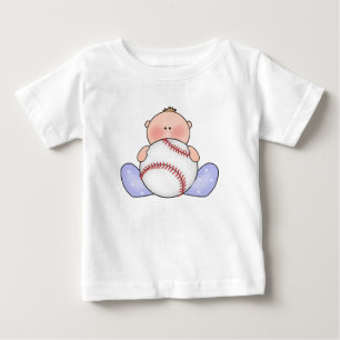 Camiseta De Bebé Lil Baseball Baby Boy