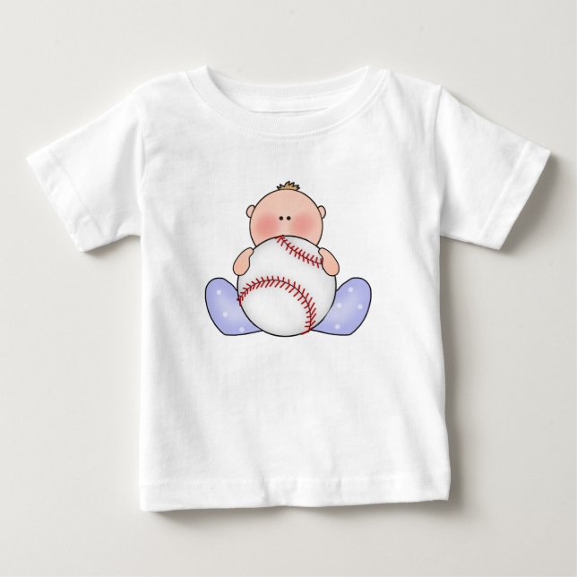 Camiseta De Bebé Lil Baseball Baby Boy (Anverso)