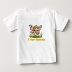 Camiseta de bebé Lil' Bayou Explorers Butterfly Ba