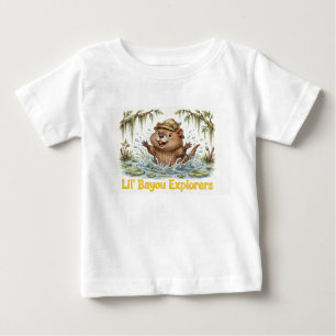 Camiseta de bebé Lil' Bayou Explorers Nutria