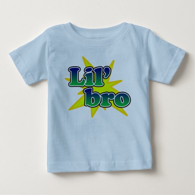 Camiseta De Bebé Lil' Bro T-Shirts (Anverso)