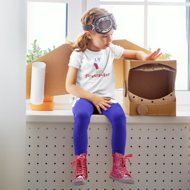 Camiseta De Bebé Lil' Firecracker 4th Of July (Subido por el creador)