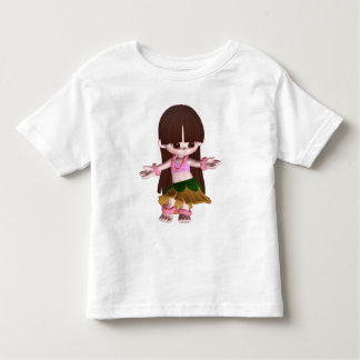 Camiseta De Bebé Lil Hula Chica Tee 02
