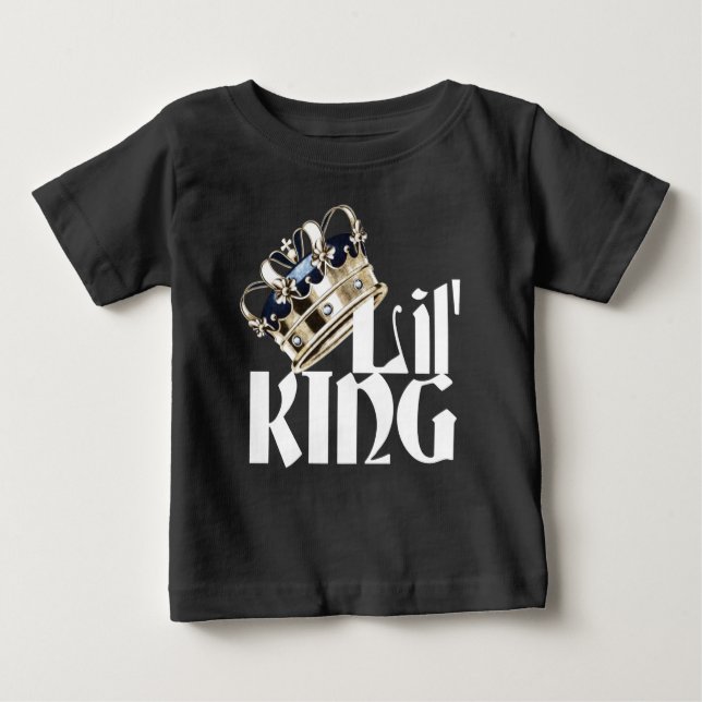 Camiseta De Bebé Lil King (Anverso)
