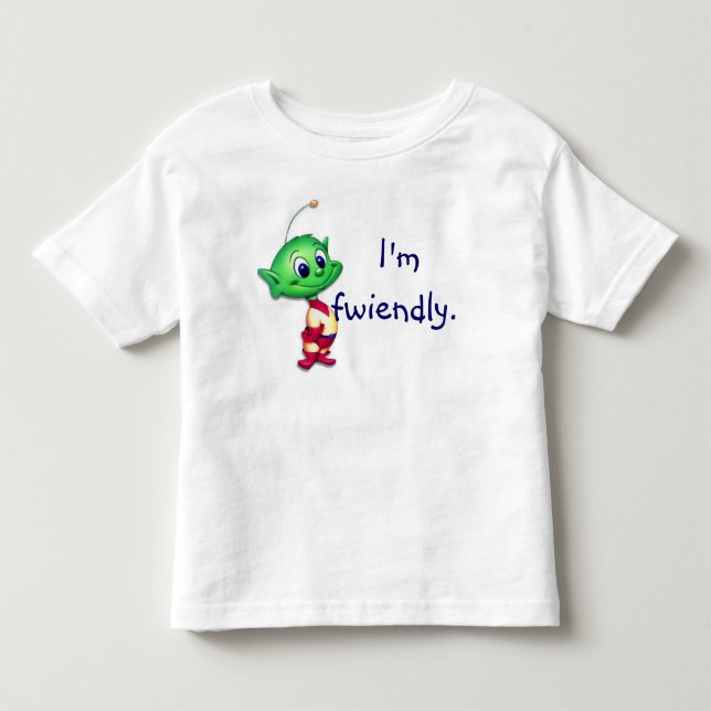Camiseta De Bebé LIL MONSTA, soy muy amable. (Anverso)