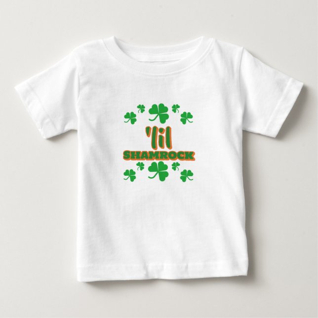 Camiseta De Bebé 'lil Shamrock St. Patrick's Day (Anverso)