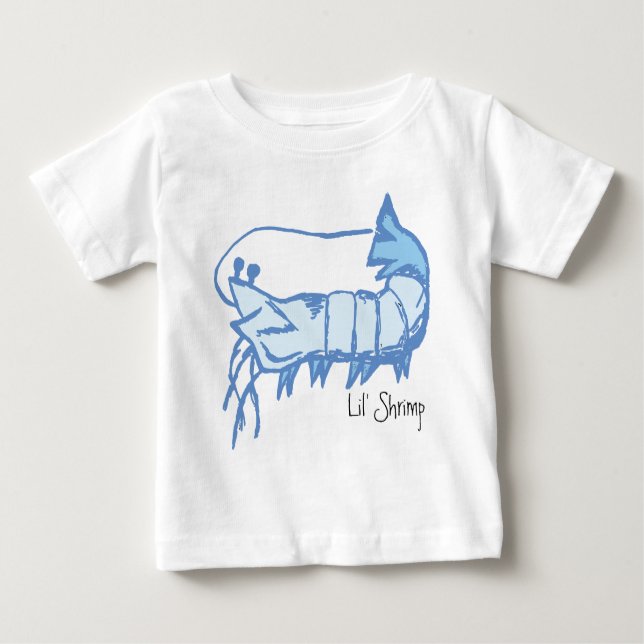 Camiseta De Bebé Lil' Shrimp Baby Shirt (Anverso)