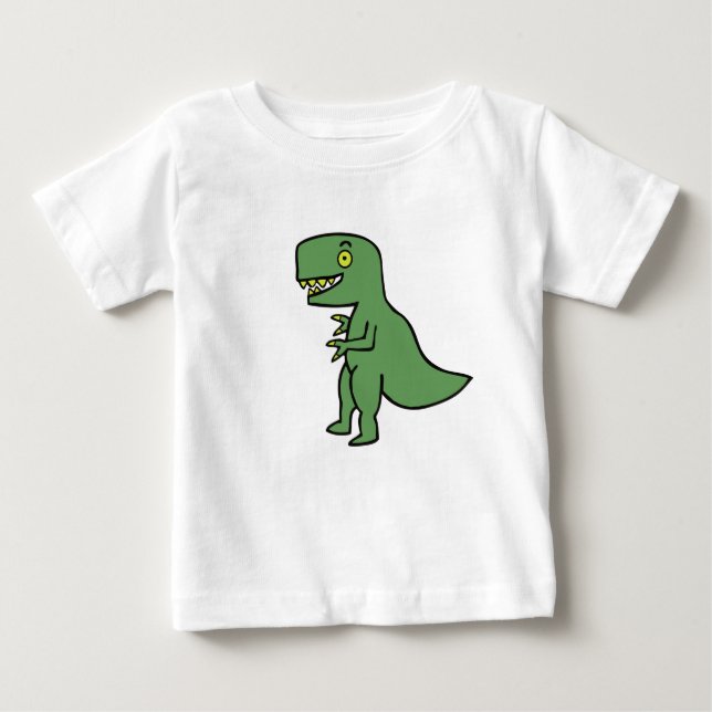 Camiseta De Bebé Li'l T-Rex (Anverso)