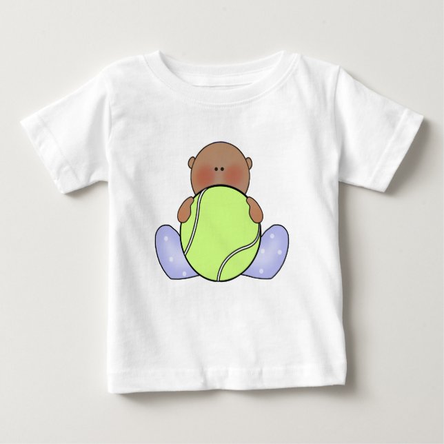 Camiseta De Bebé Lil Tennis Baby Boy - Étnico (Anverso)