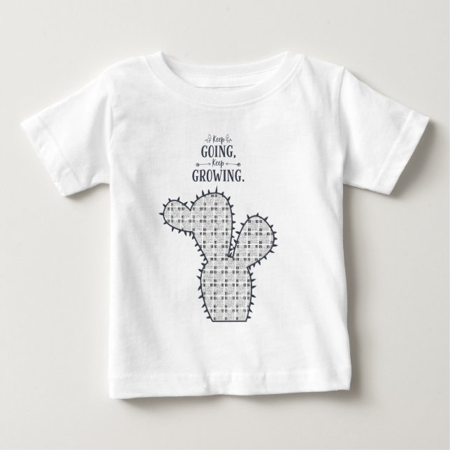 Camiseta De Bebé Lil'Inspirations #9 - Keep going, keep growing (Anverso)