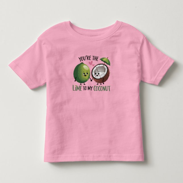 Camiseta De Bebé Lima para mi bebé coco (Anverso)