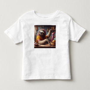 Camiseta De Bebé Limpieza de eslogan de una cocina