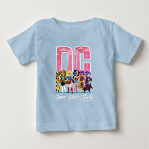 Camiseta De Bebé Linaje de Chicas Super Hero DC