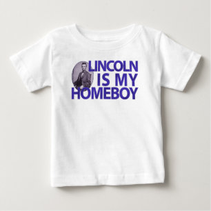 Camiseta De Bebé Lincoln Es Mi Homeboy