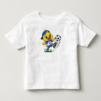 Camiseta De Bebé Linda Chica de Fútbol Cartoon Deportes Infantil 