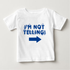 Camiseta De Bebé Linda cita "¡No lo digo!" con flecha