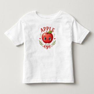 Camiseta de bebé linda Manzana de Nuestro Ojo Ador