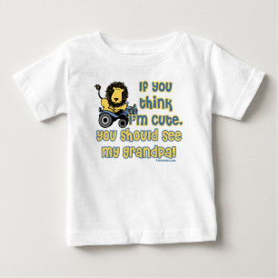 Camiseta De Bebé ¡Lindo como abuelo!