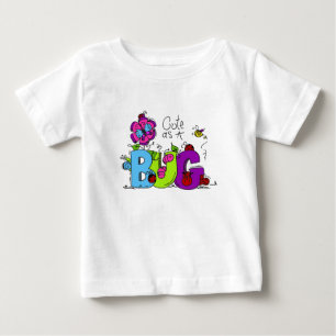 Camiseta De Bebé Lindo como insecto