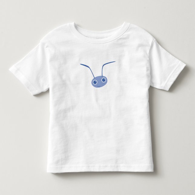 Camiseta De Bebé Lindo como insecto azul (Anverso)
