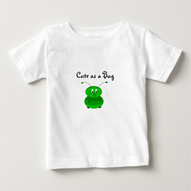 Camiseta De Bebé Lindo como un insecto (Anverso)