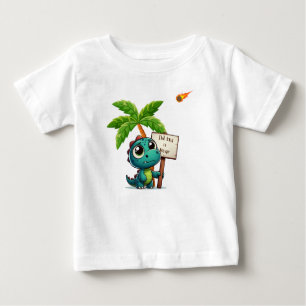 Camiseta De Bebé lindo, divertido dinosaurio