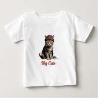 lindo gato con disfraz escocés