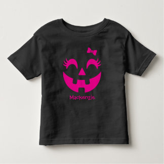 Camiseta De Bebé Lindo Jack O' Lantern Personalizado de Halloween