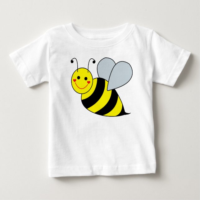 Camiseta De Bebé Lindo manosee la abeja (Anverso)